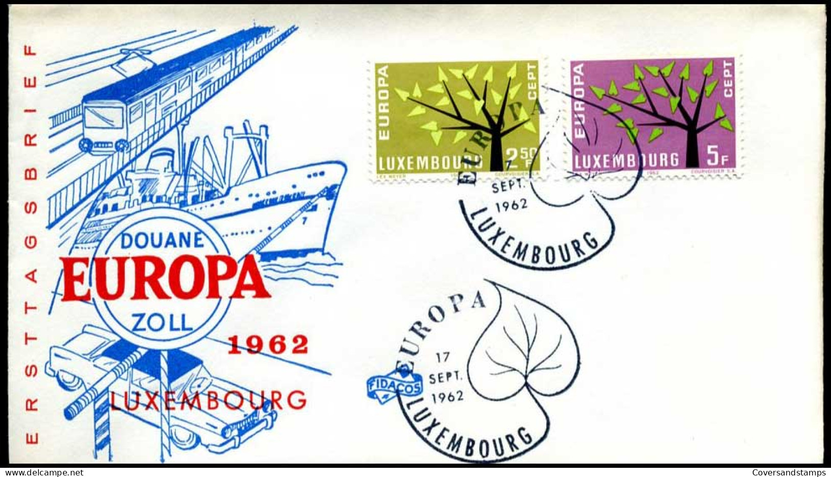  Luxembourg - FDC - Europa CEPT 1962 - 1962