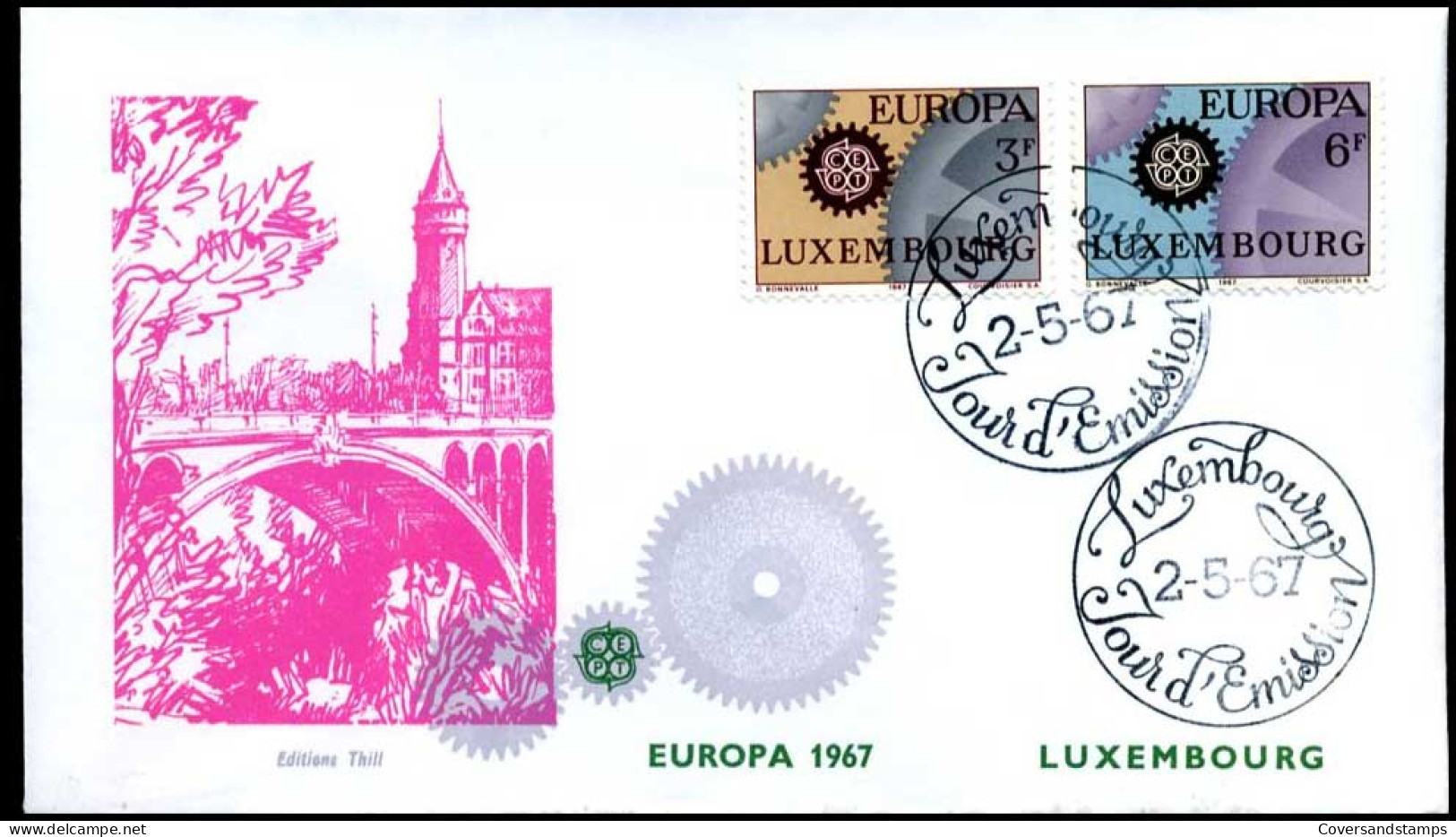  Luxembourg - FDC - Europa CEPT 1967 - 1967