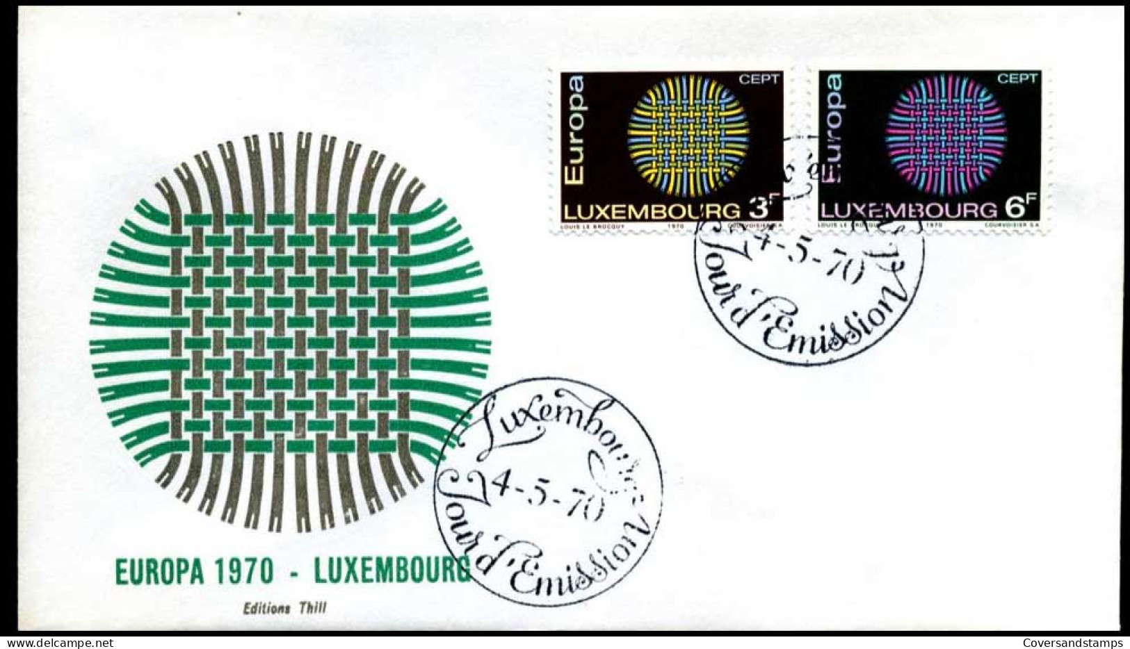  Luxembourg - FDC - Europa CEPT 1970 - 1970