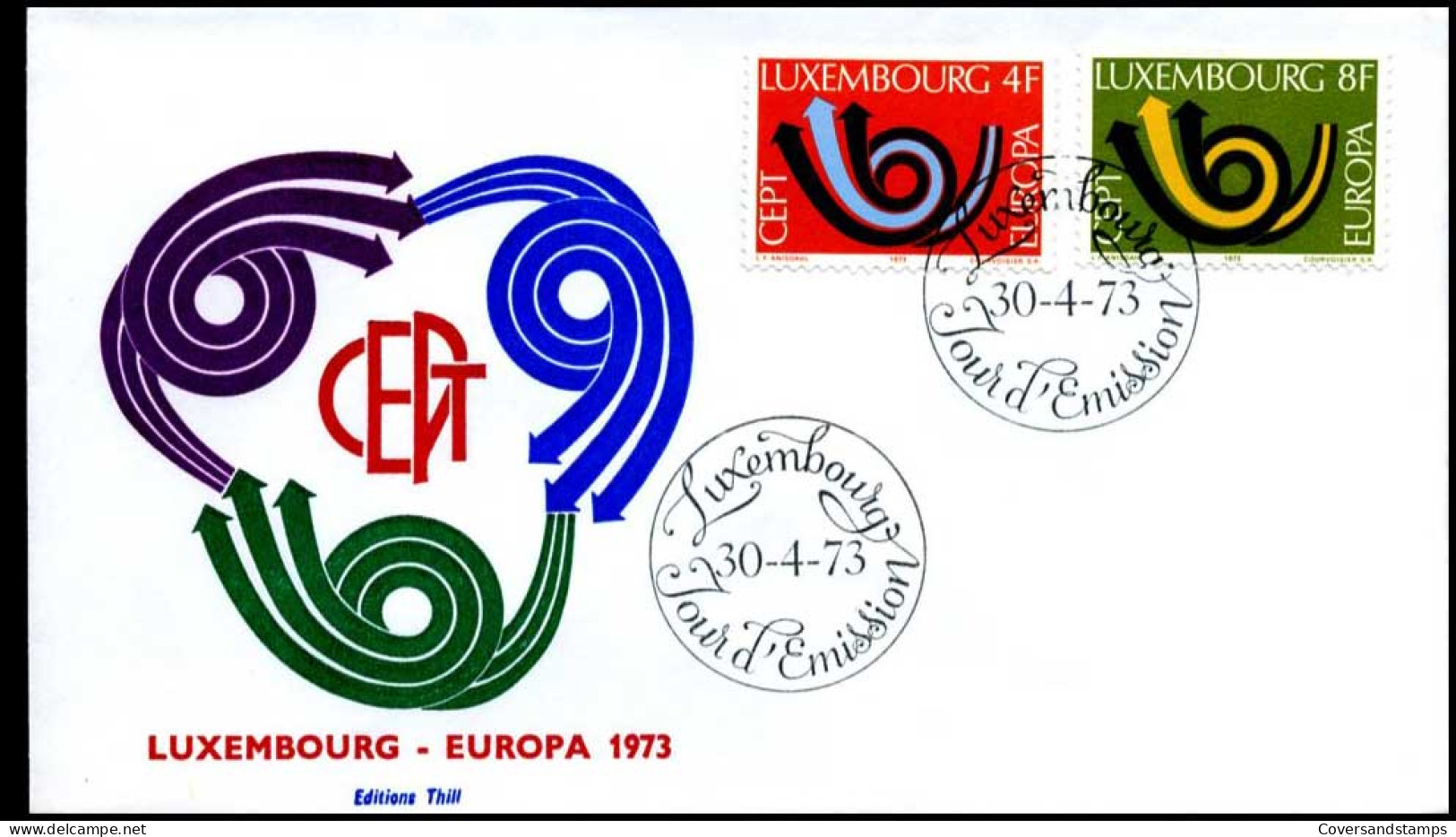  Luxembourg - FDC - Europa CEPT 1973 - 1973