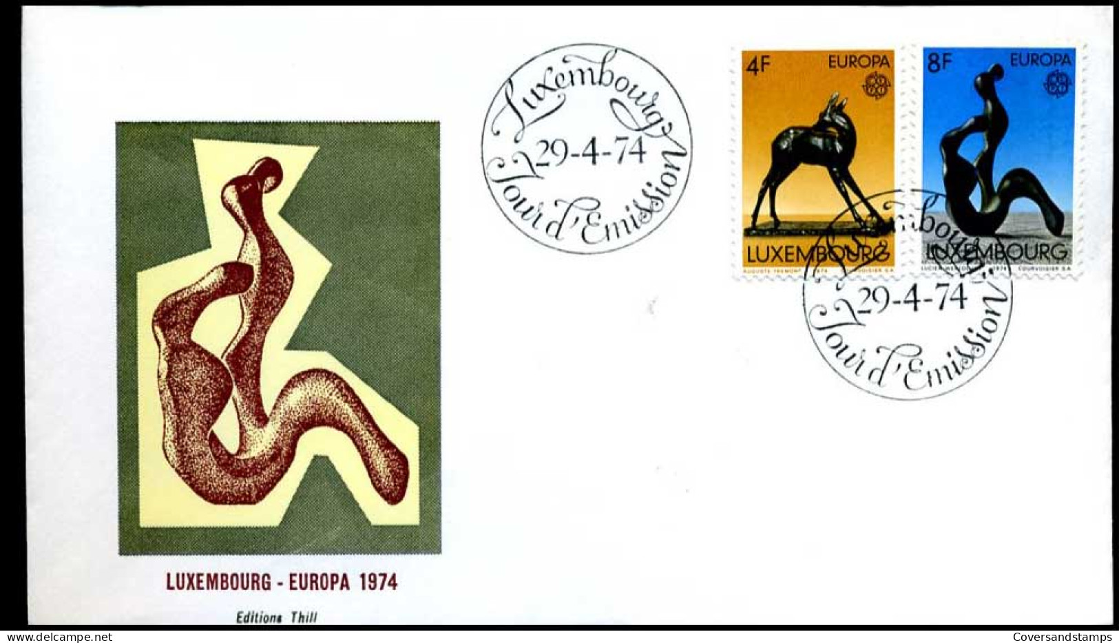 Luxembourg - FDC - Europa CEPT 1974 - 1974