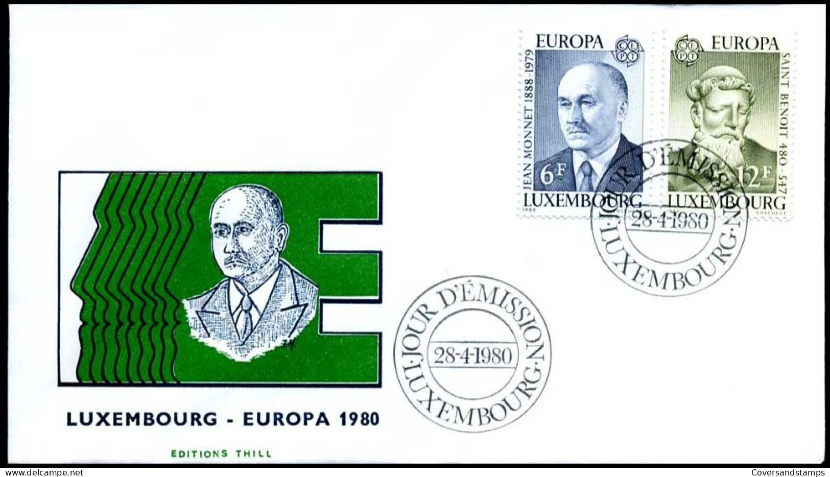  Luxembourg - FDC - Europa CEPT 1980 - 1980