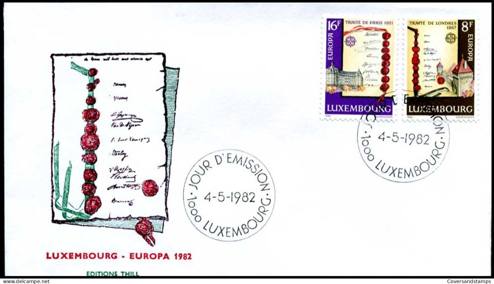 Luxembourg - FDC - Europa CEPT 1982 - 1982