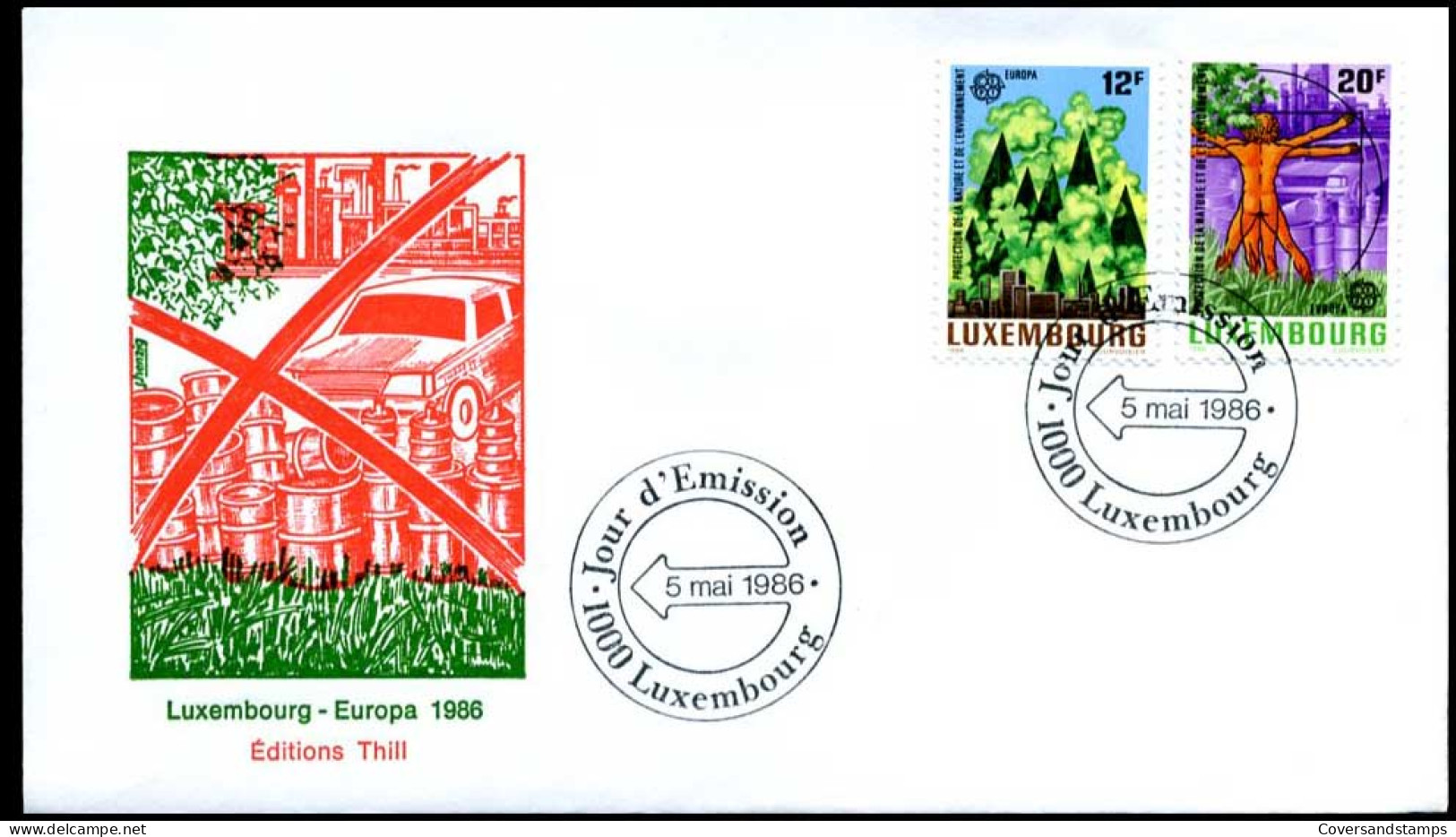  Luxembourg - FDC - Europa CEPT 1986 - 1986