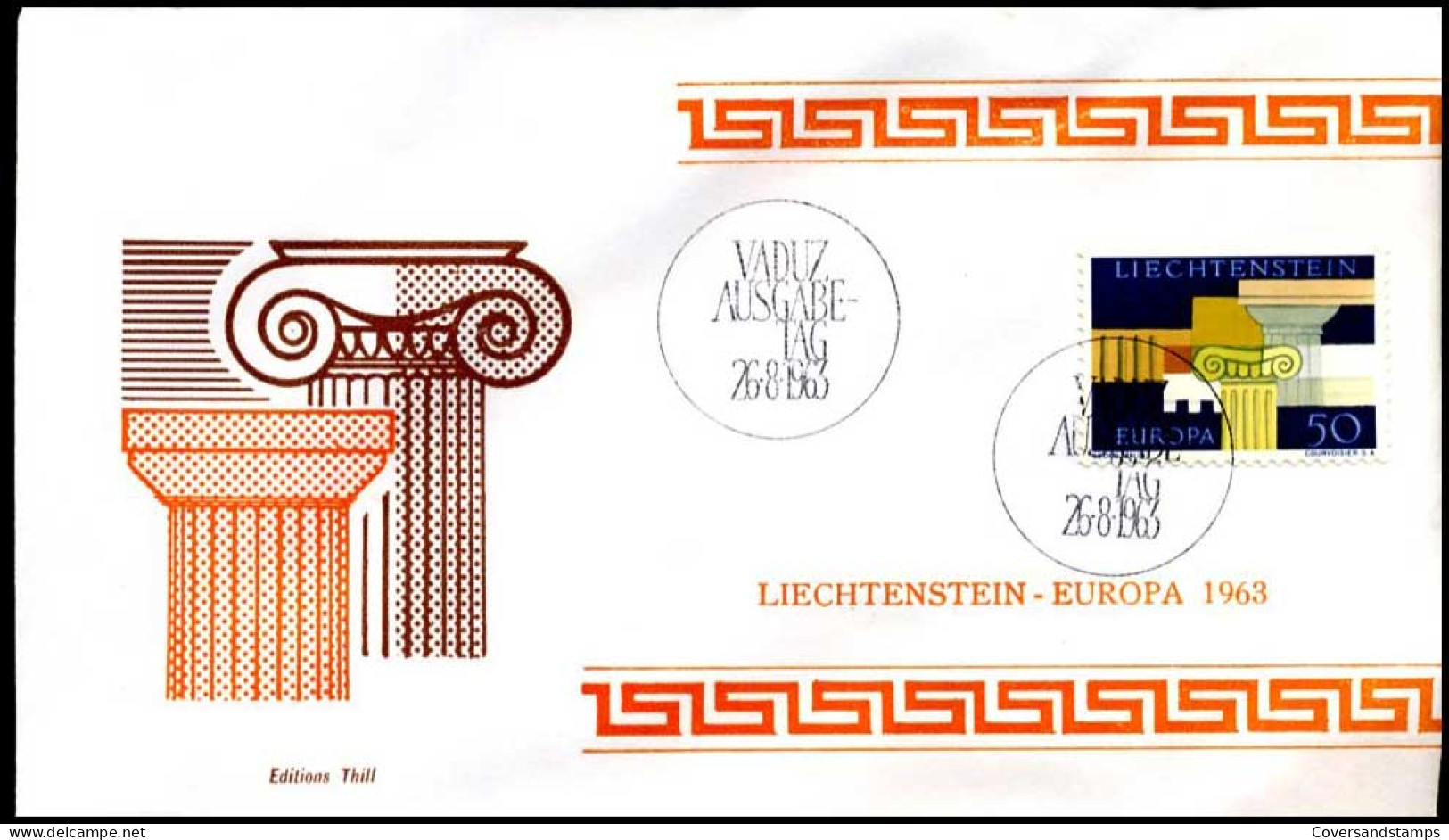  Liechtenstein - FDC - Europa CEPT 1963 - 1963