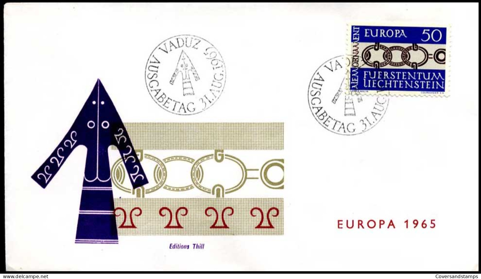  Liechtenstein - FDC - Europa CEPT 1965 - 1965