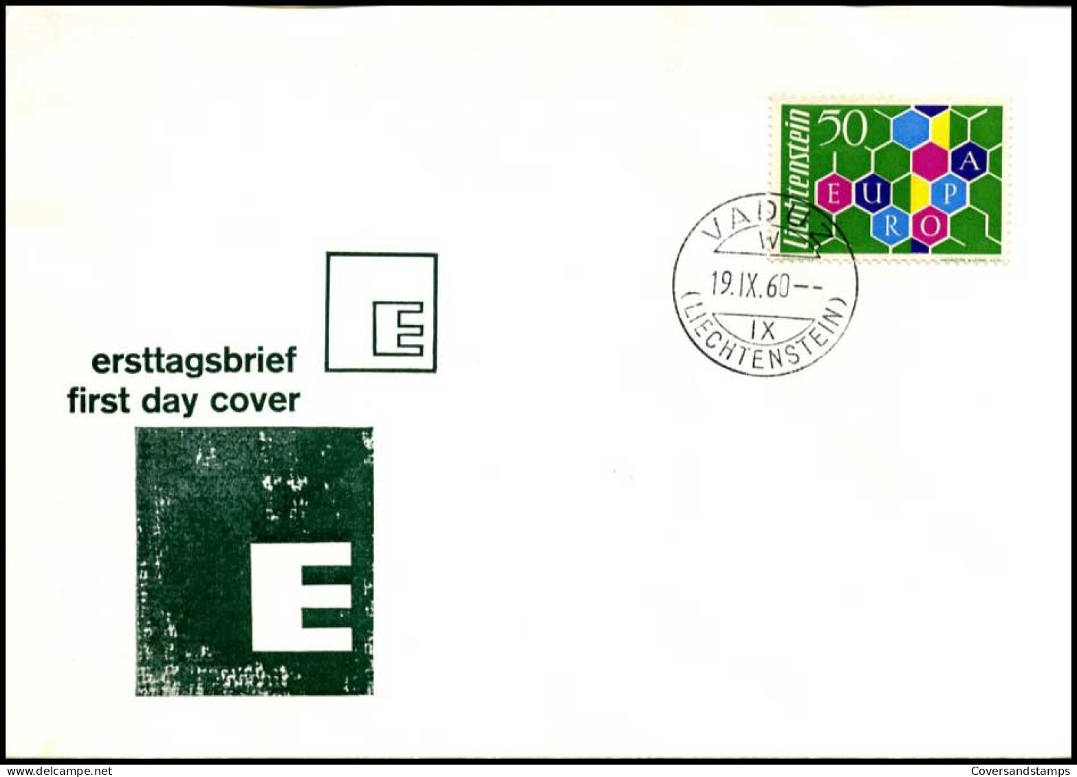  Liechtenstein - FDC - Europa CEPT 1960 - 1960