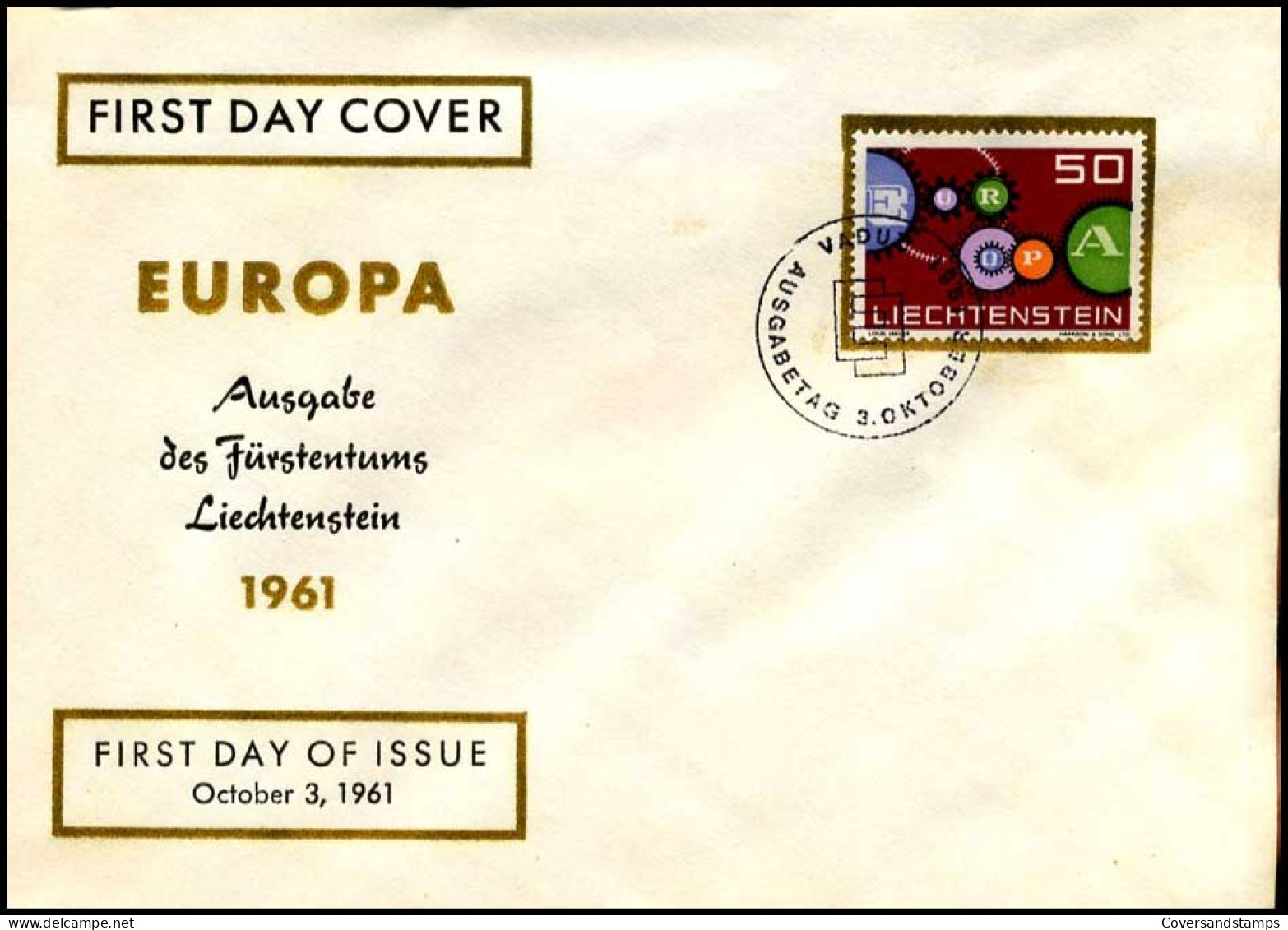  Liechtenstein - FDC - Europa CEPT 1961 - 1961