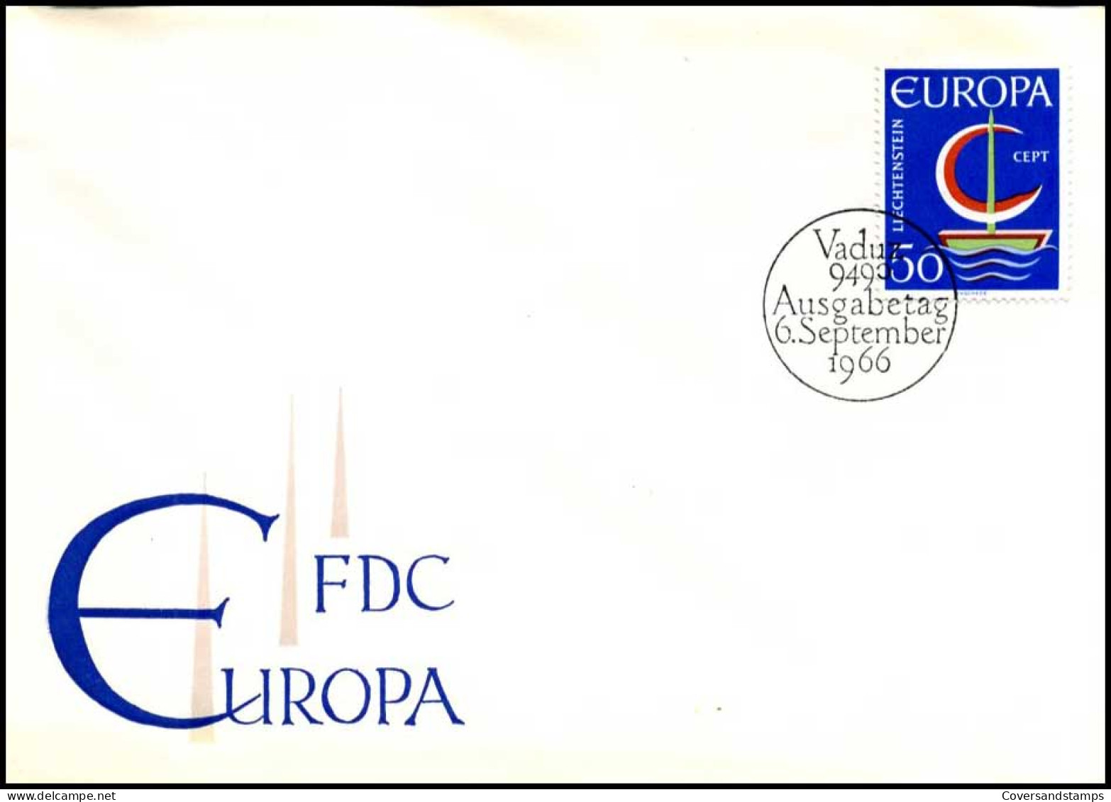  Liechtenstein - FDC - Europa CEPT 1966 - 1966