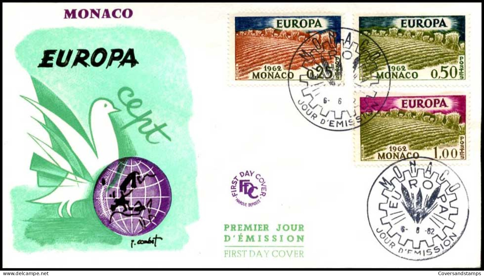  Monaco - FDC - Europa CEPT 1962 - 1962