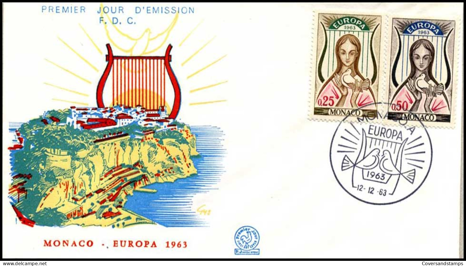  Monaco - FDC - Europa CEPT 1963 - 1963