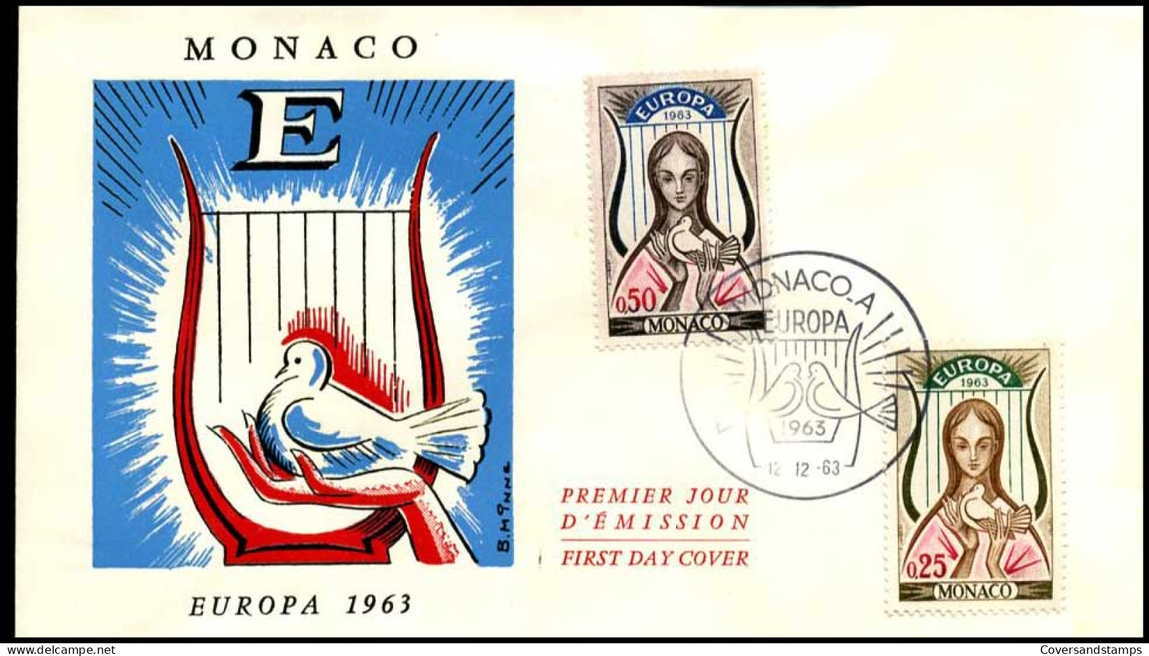  Monaco - FDC - Europa CEPT 1963 - 1963