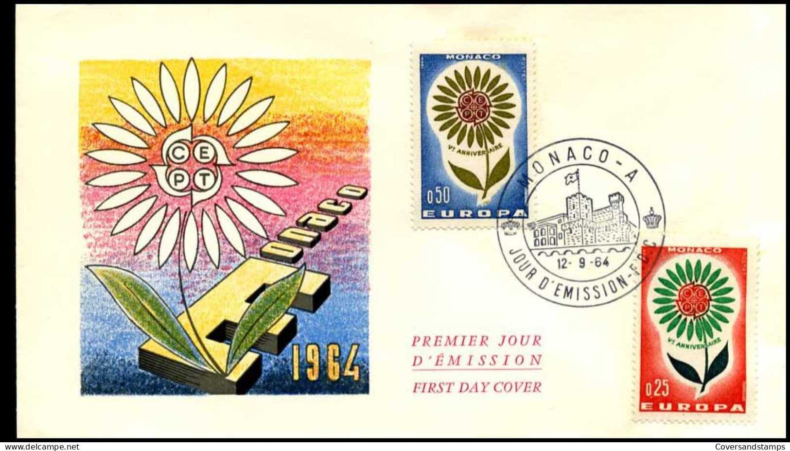  Monaco - FDC - Europa CEPT 1964 - 1964