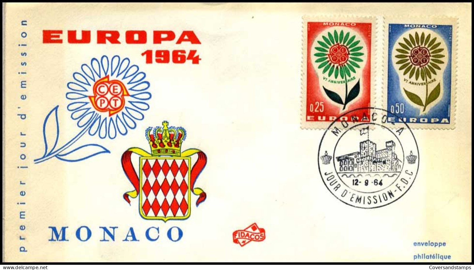  Monaco - FDC - Europa CEPT 1964 - 1964