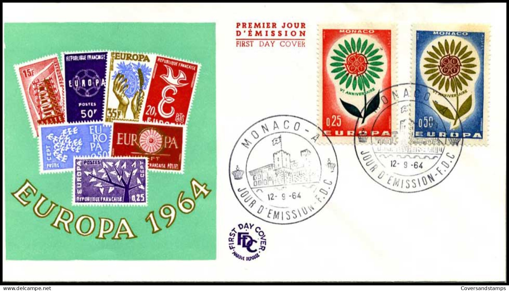  Monaco - FDC - Europa CEPT 1964 - 1964