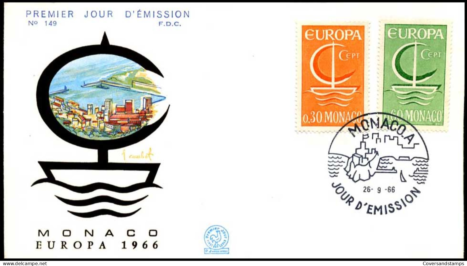  Monaco - FDC - Europa CEPT 1966 - 1966
