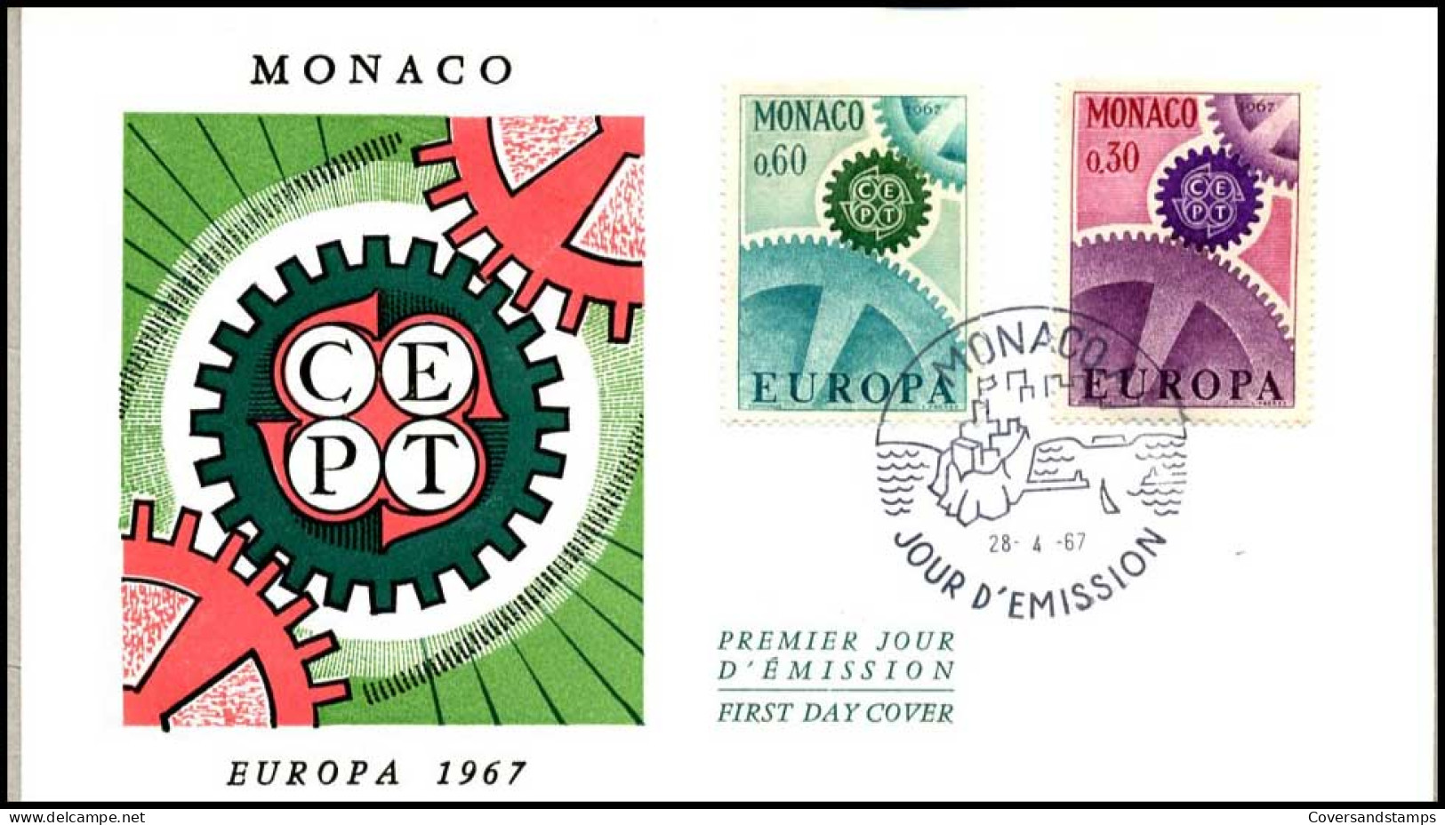  Monaco - FDC - Europa CEPT 1967 - 1967