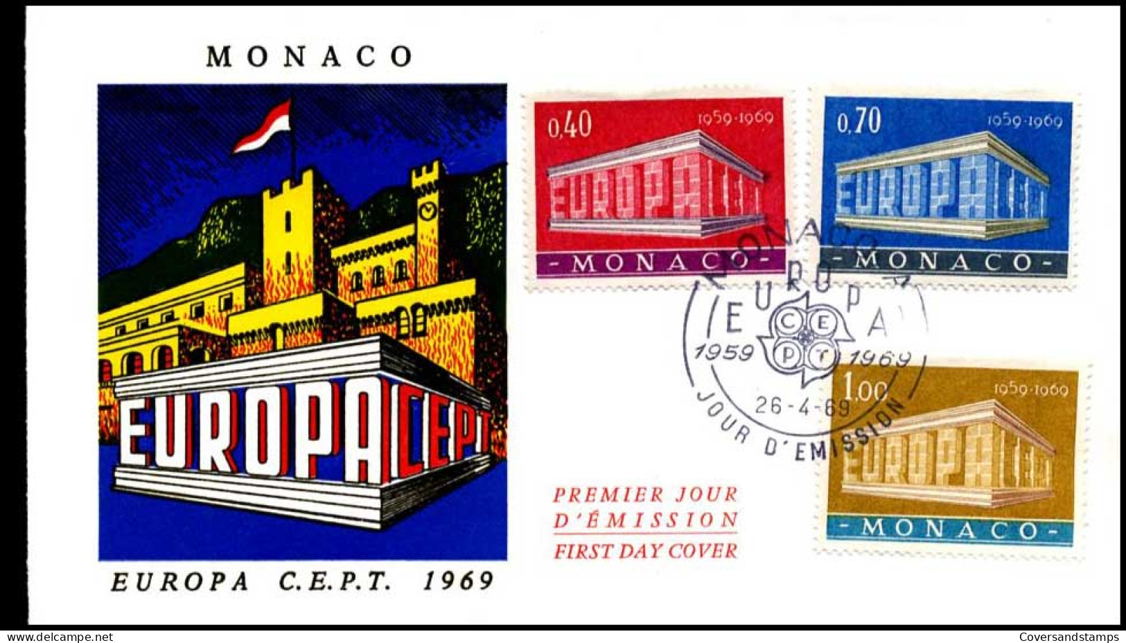  Monaco - FDC - Europa CEPT 1969 - 1969
