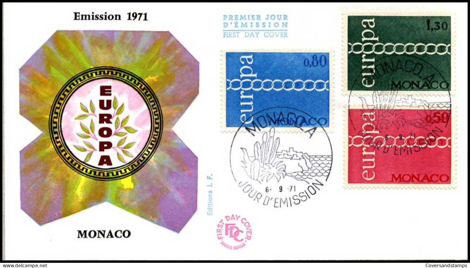 Monaco - FDC - Europa CEPT 1971 - 1971