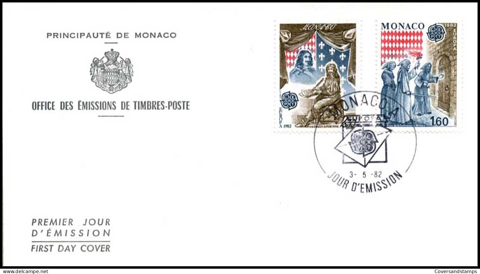  Monaco - FDC - Europa CEPT 1982 - 1982
