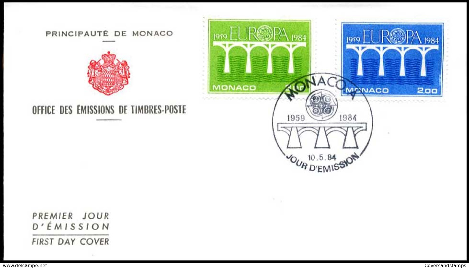  Monaco - FDC - Europa CEPT 1984 - 1984