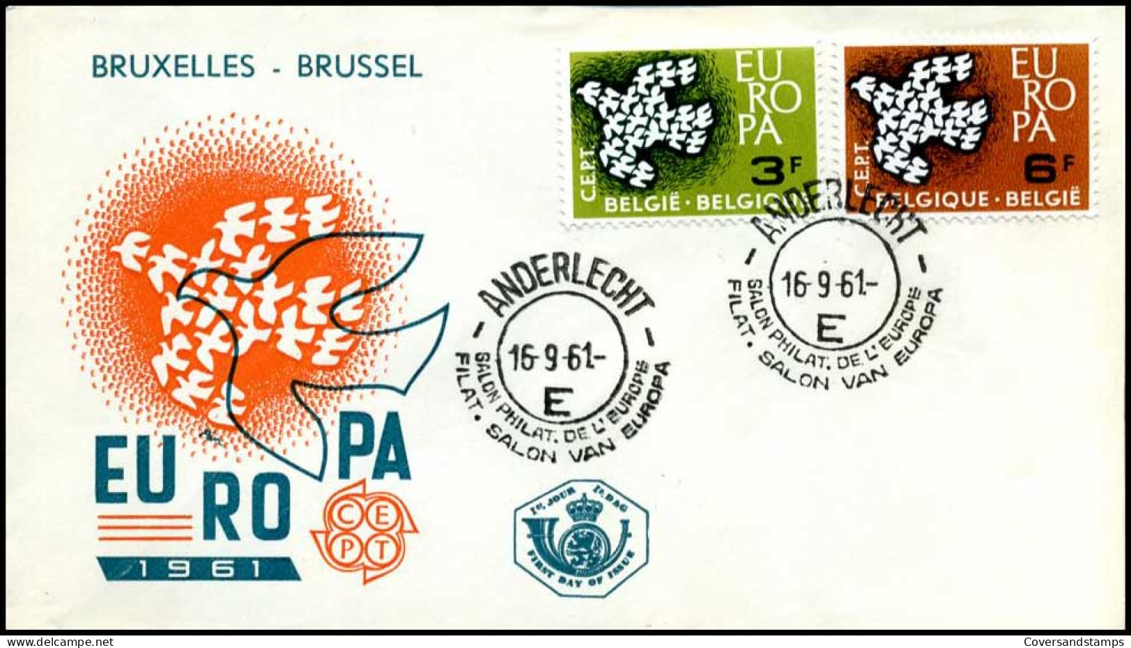  België / Belgique / Belgium - FDC - Europa CEPT 1961 - 1961