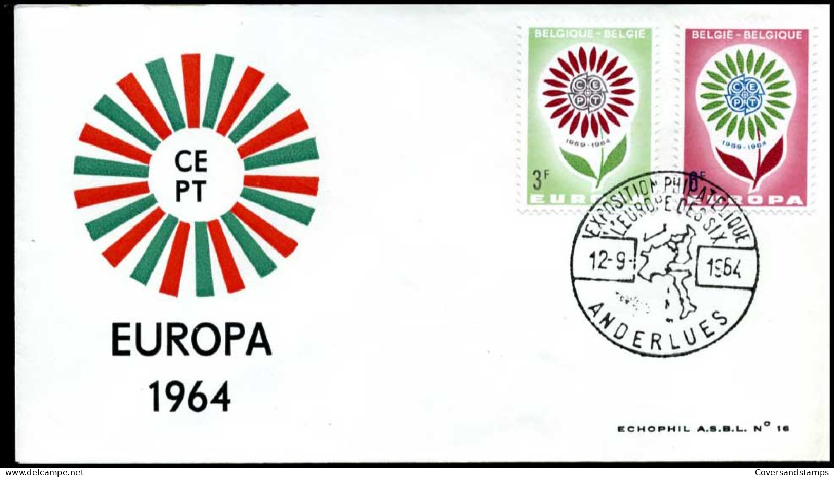 België / Belgique / Belgium - FDC - Europa CEPT 1964 - 1964