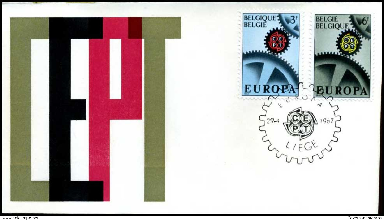  België / Belgique / Belgium - FDC - Europa CEPT 1967 - 1967