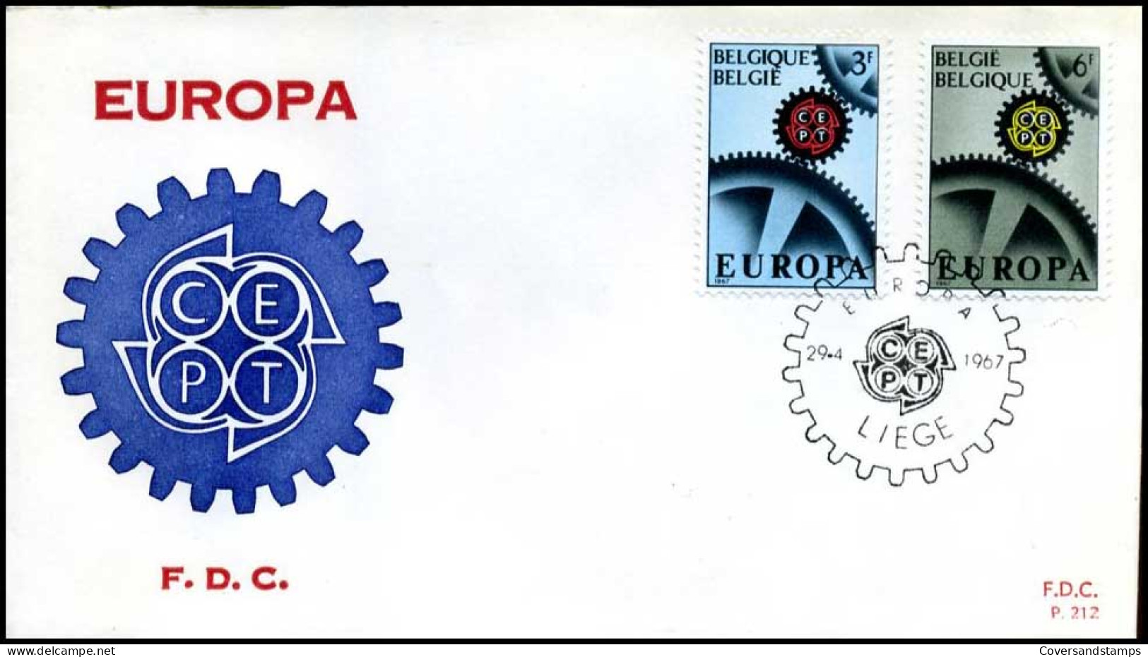  België / Belgique / Belgium - FDC - Europa CEPT 1967 - 1967