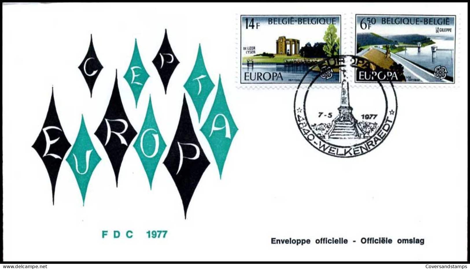  België / Belgique / Belgium - FDC - Europa CEPT 1977 - 1977