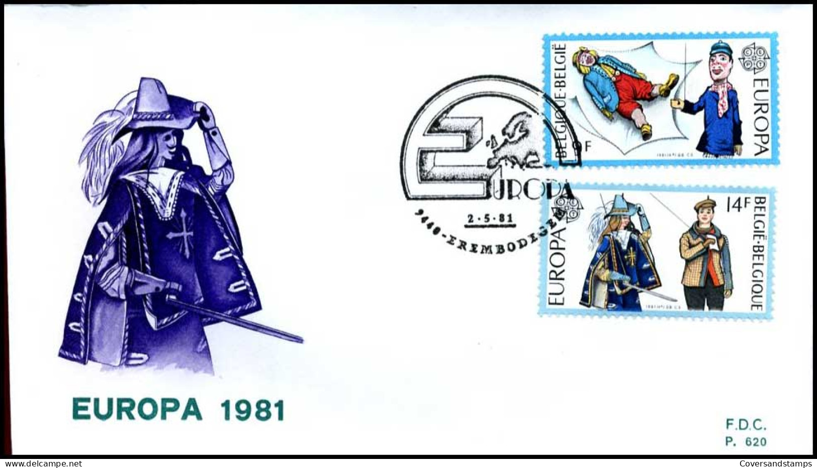 België / Belgique / Belgium - FDC - Europa CEPT 1981 - 1981