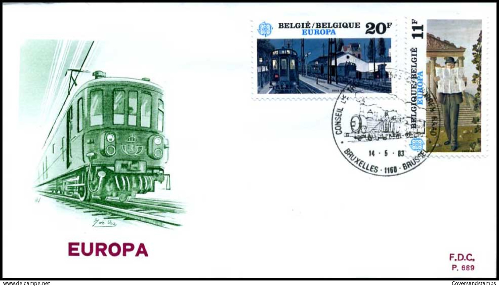  België / Belgique / Belgium - FDC - Europa CEPT 1983 - 1983