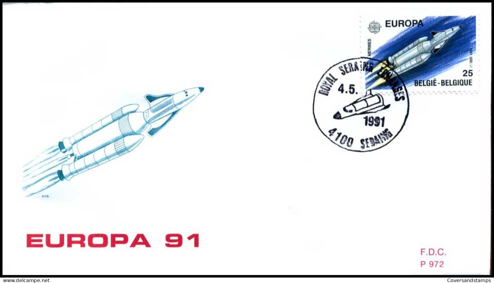  België / Belgique / Belgium - FDC - Europa CEPT 1991 - 1991