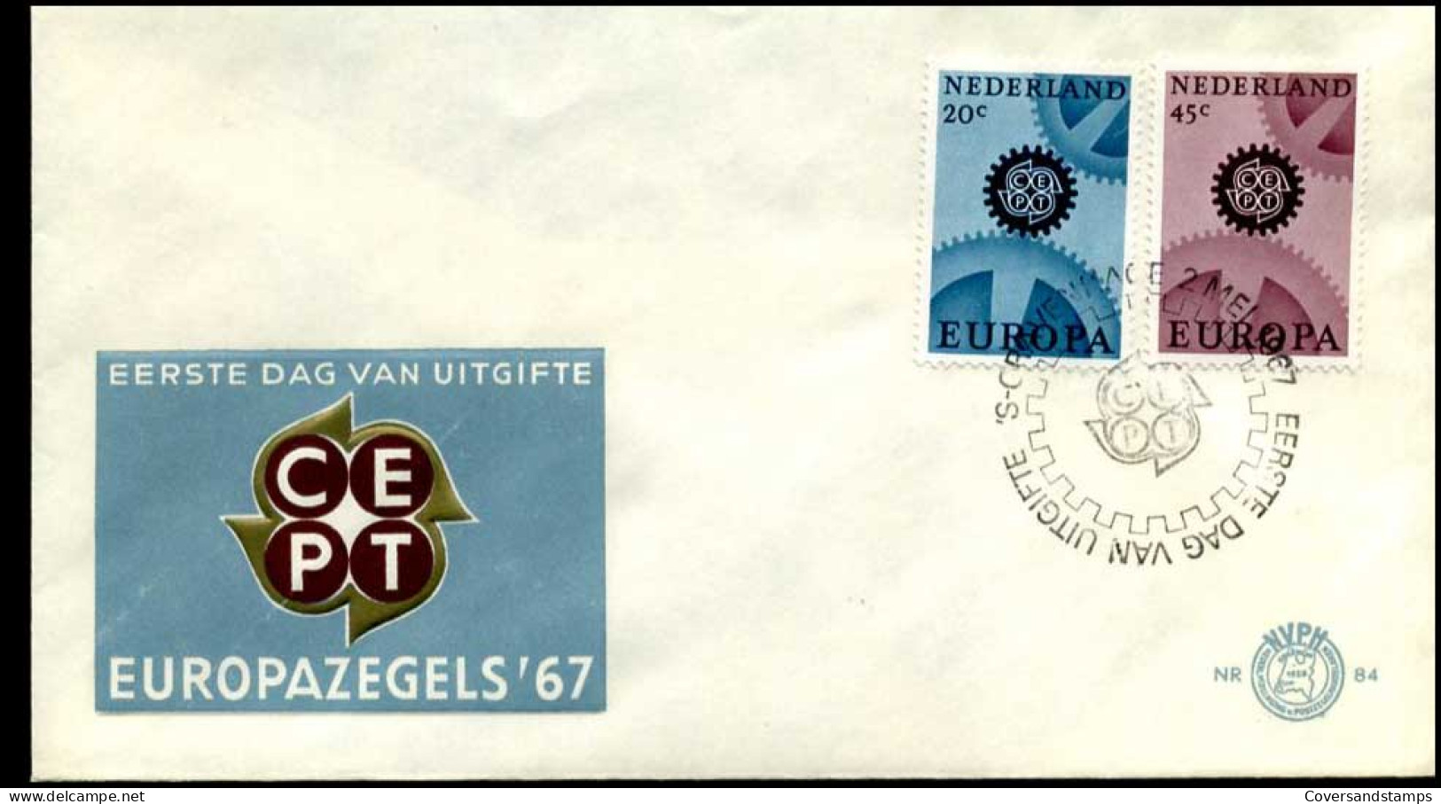Nederland - FDC -  Europa CEPT 1967 - 1967