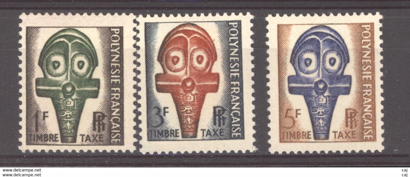Polynésie  -  Taxes  :  Yv  1-3  ** - Portomarken