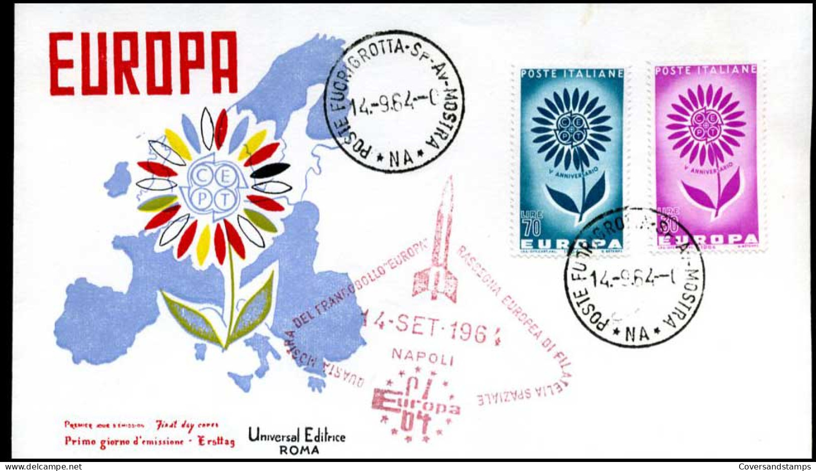  Italia - FDC - Europa CEPT 1964 - 1964