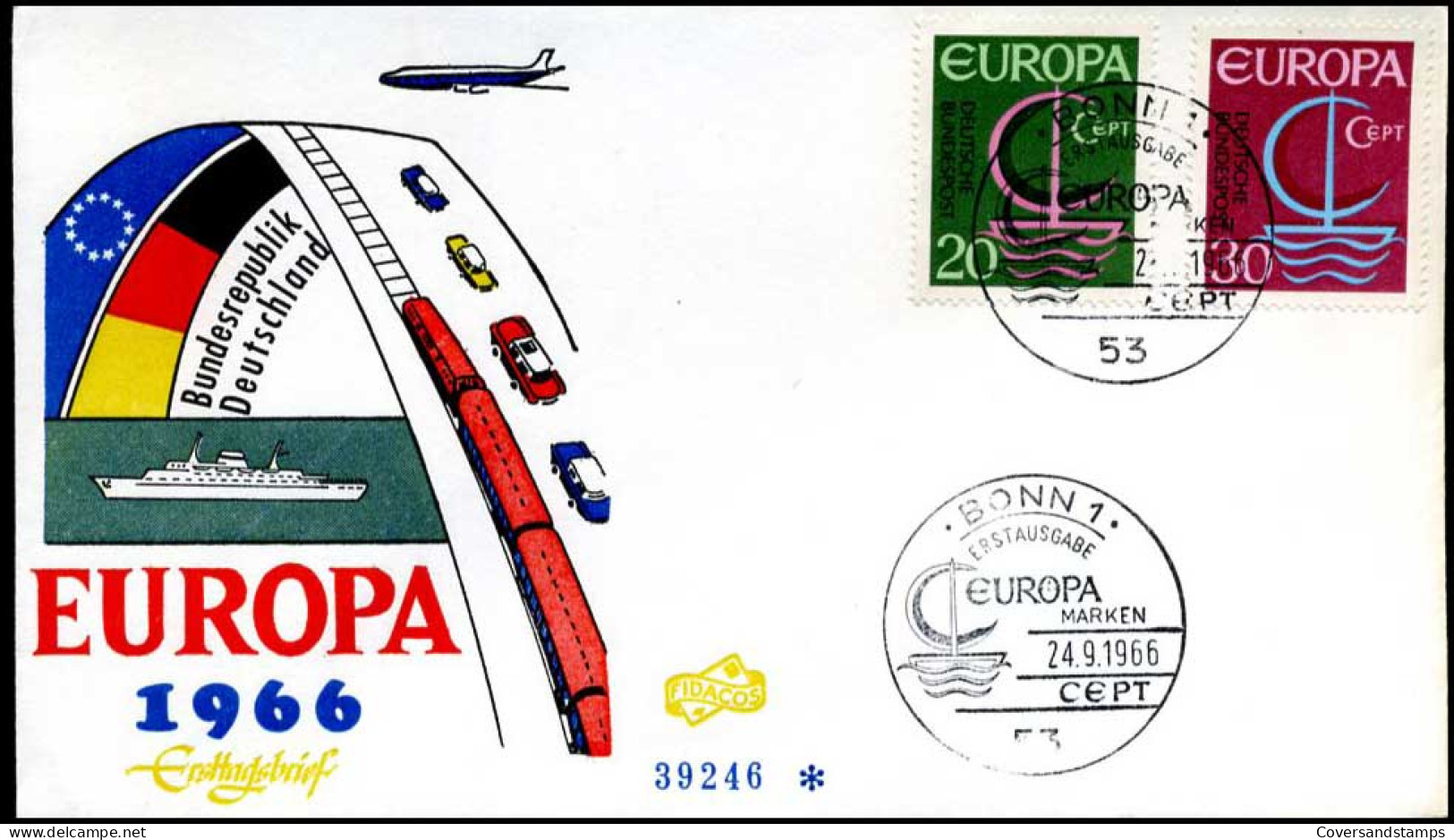  Bundespost - FDC - Europa CEPT 1964 - 1964