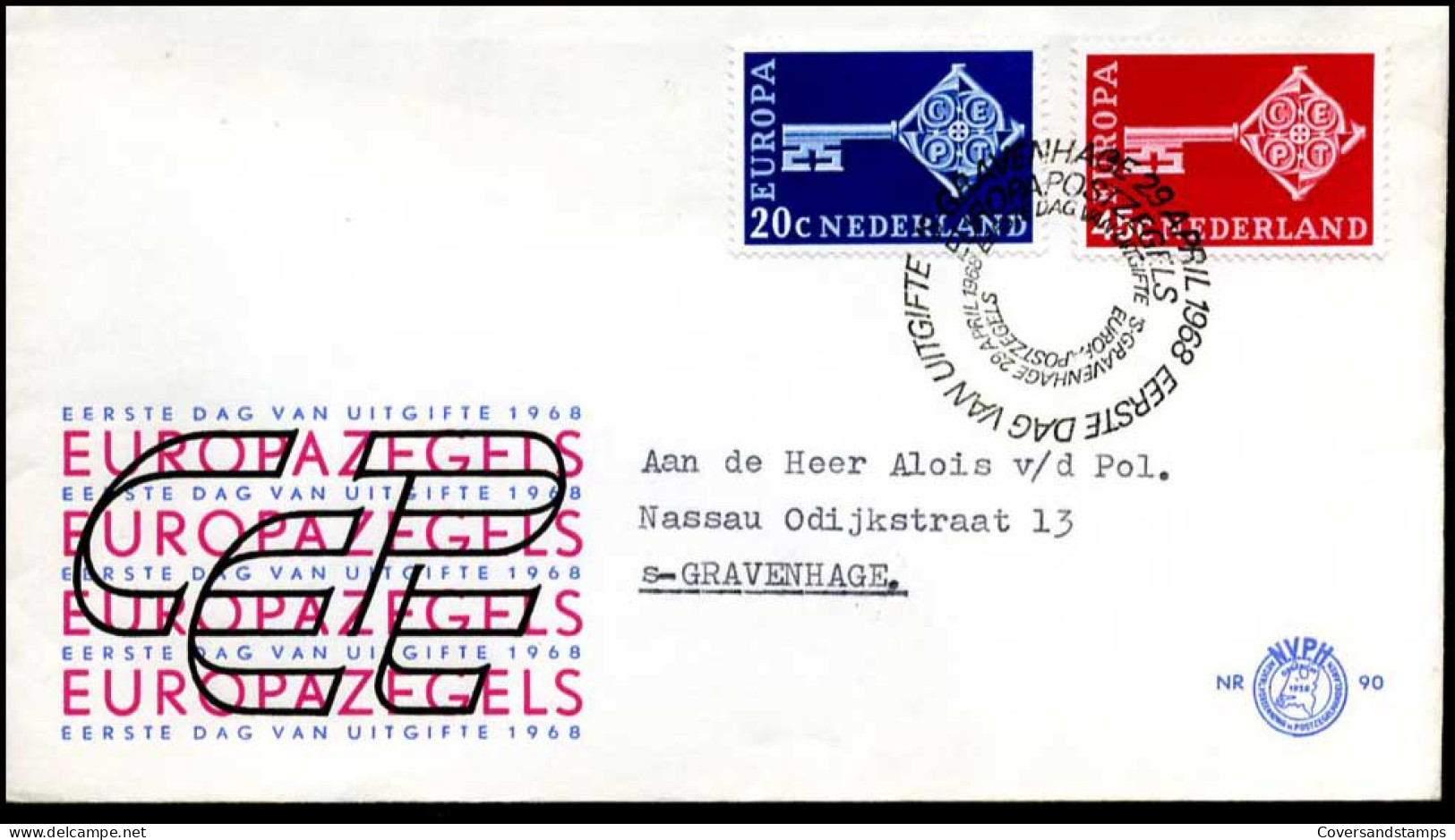  Nederland - FDC - Europa CEPT 1968 - 1968
