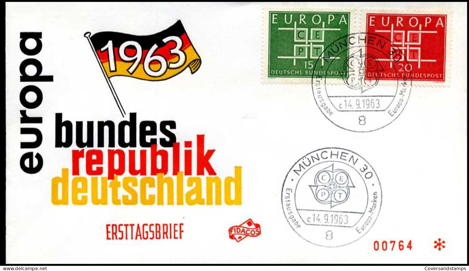 Bundespost - FDC - Europa CEPT 1963 - 1963
