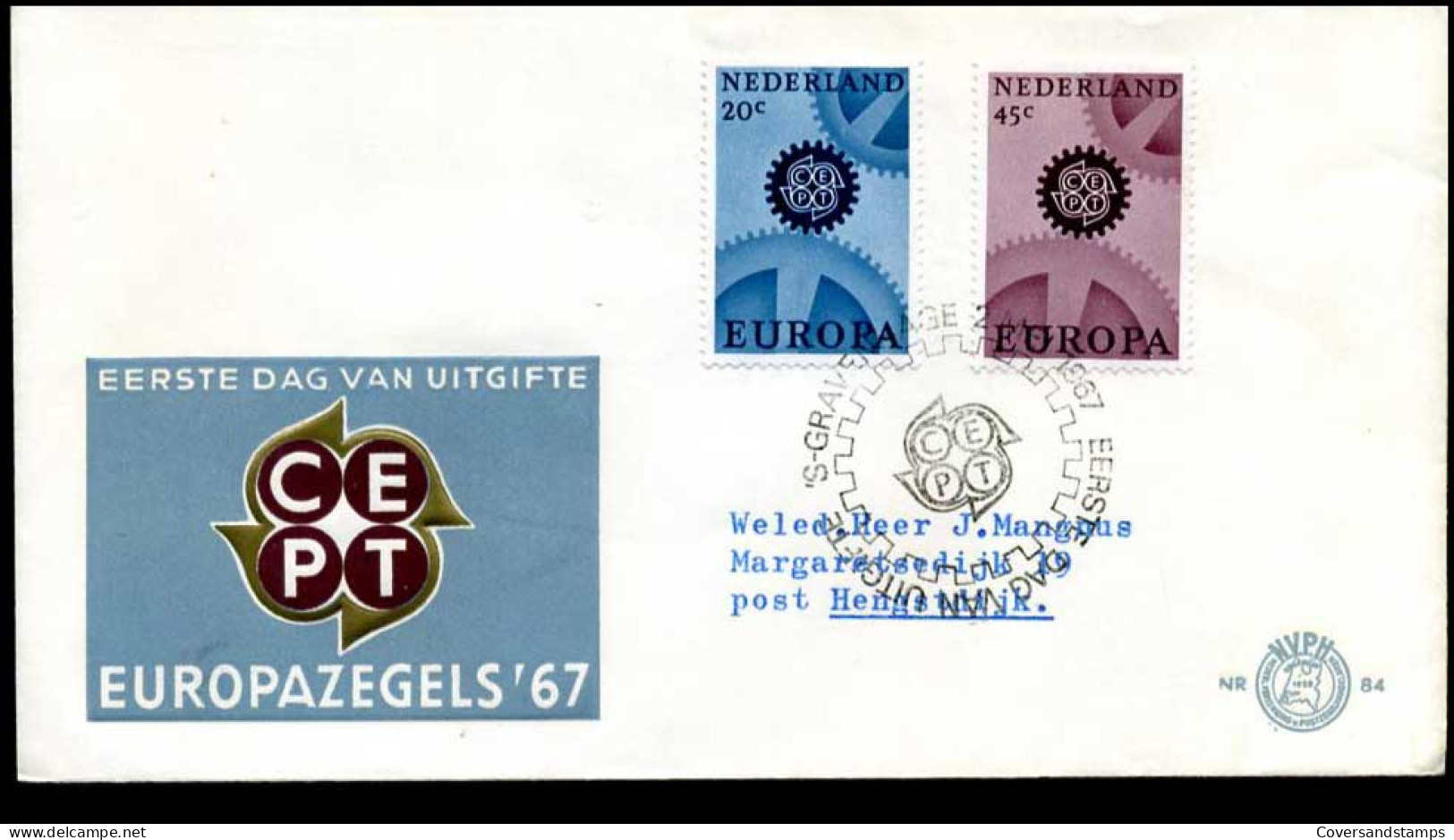  Nederland - FDC - Europa CEPT 1967 - 1967