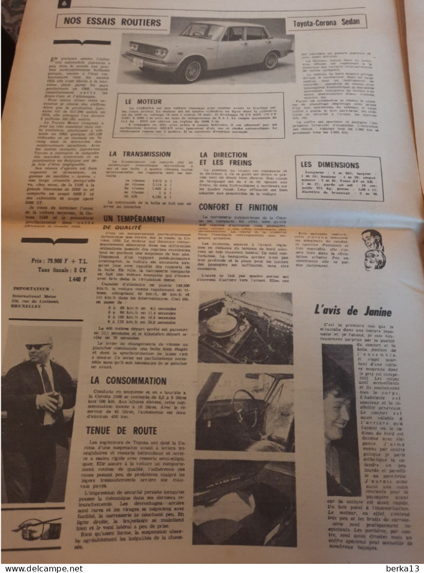 Revue L'Auto N°4 - Avril 1967 - Auto/Motor