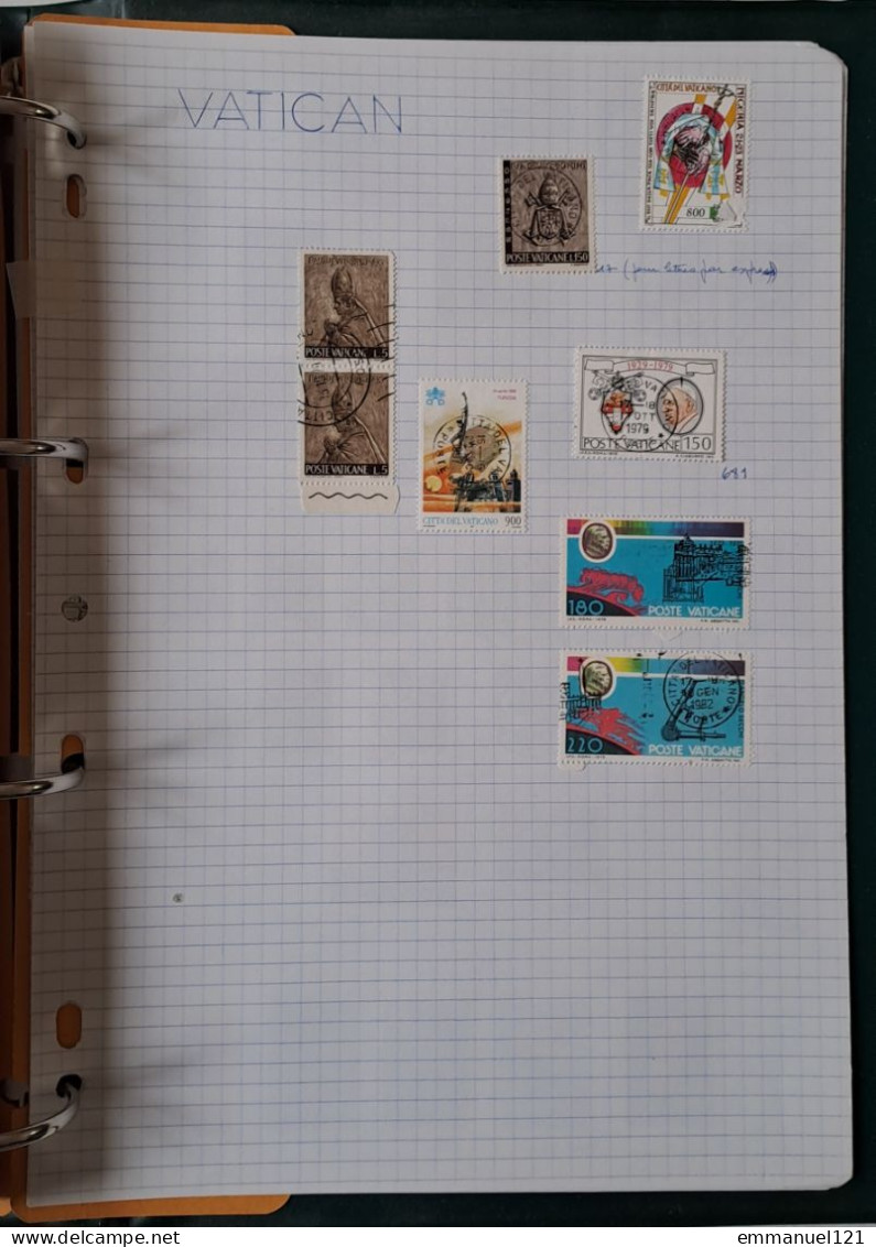 Vatican Planche Timbres - Autres & Non Classés