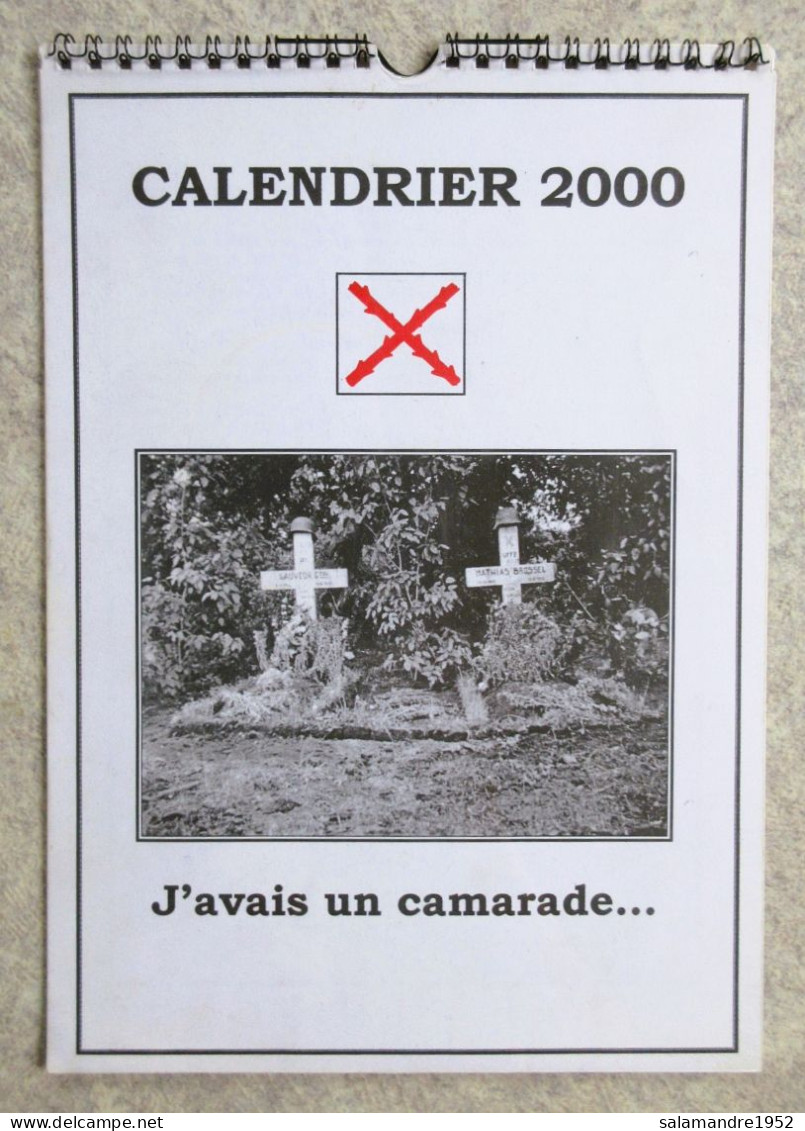 Calendrier Légion Wallonie 2000 - Léon Degrelle Rex Guerre 39-45 WW2 Collaboration Belge - 1939-45