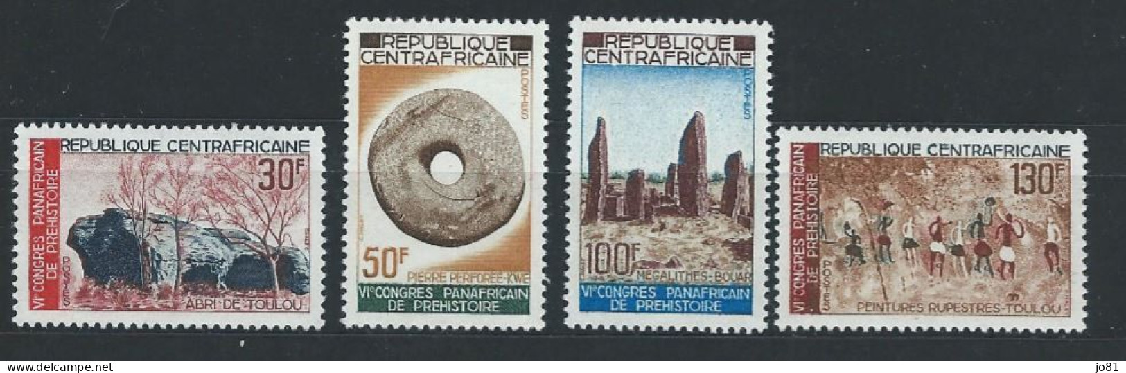 Centrafrique YT 98-101 Neuf Sans Charnière XX MNH - Central African Republic