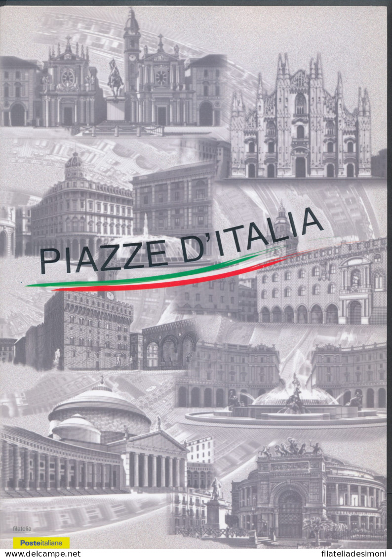 2017 Italia - Repubblica, Folder - Piazze D'Italia N. 489 - MNH** - Presentatiepakket