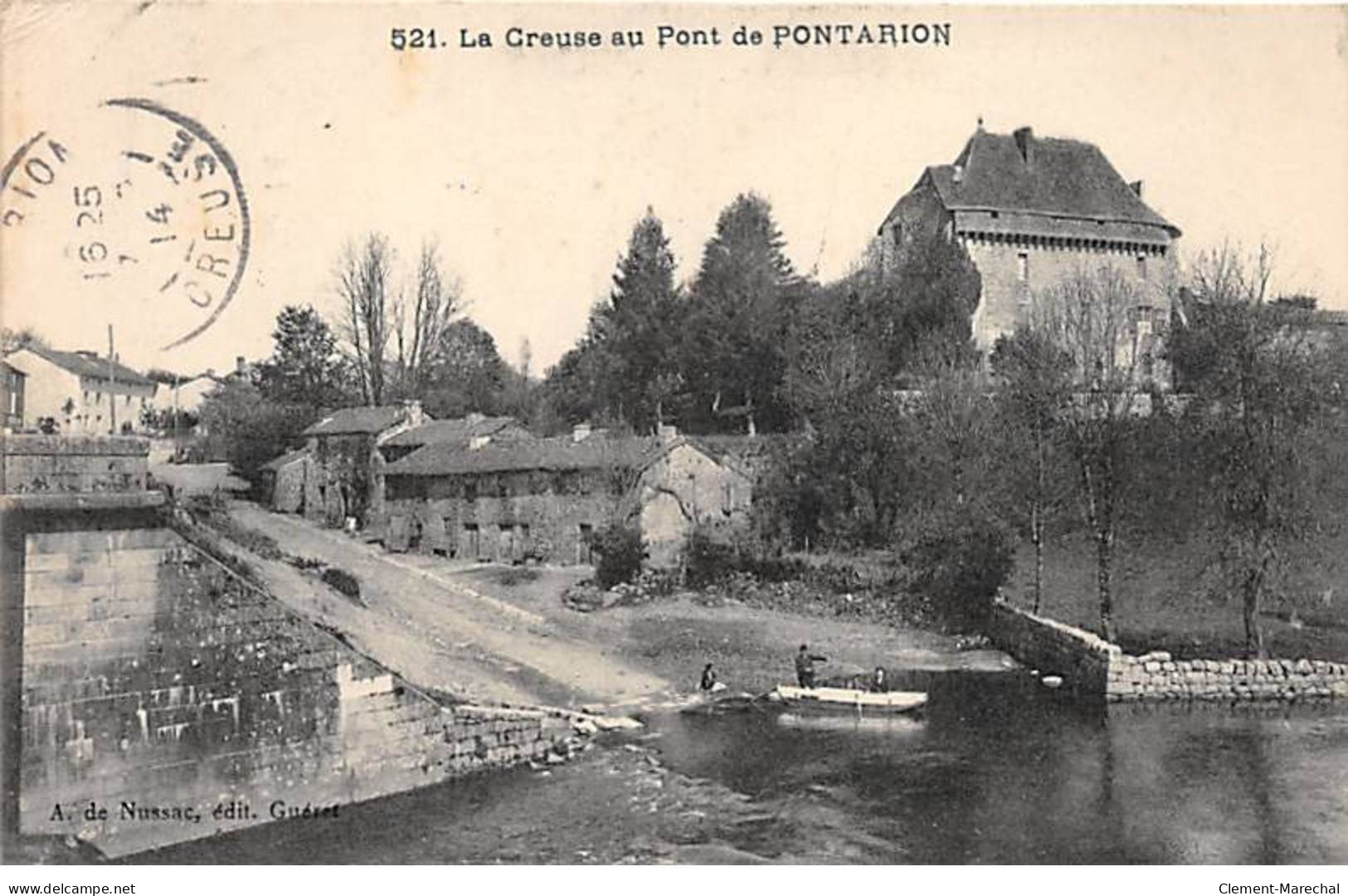 La Creuse Au Pont De PONTARION - Très Bon état - Pontarion