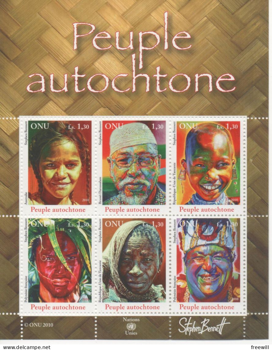 Nations Unies  United Nations  Peuples Du Monde 2010 - Unused Stamps