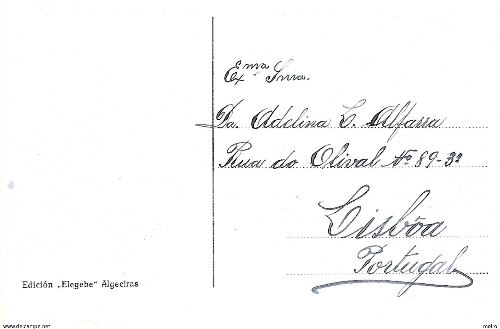 ESPAÑA - Tarjeta Postal - ALGECIRAS - PUENTE SOBRE EL RIO DE LA MIEL- ( Escrito En 5-1-1923) - Cádiz
