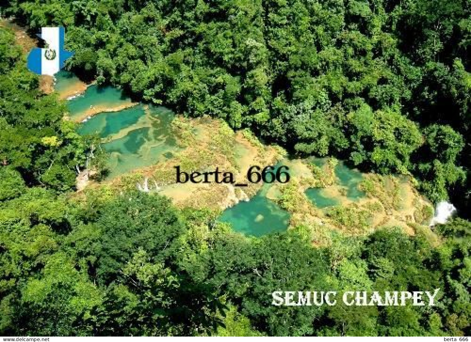 Guatemala Semuc Champey Pools New Postcard - Guatemala