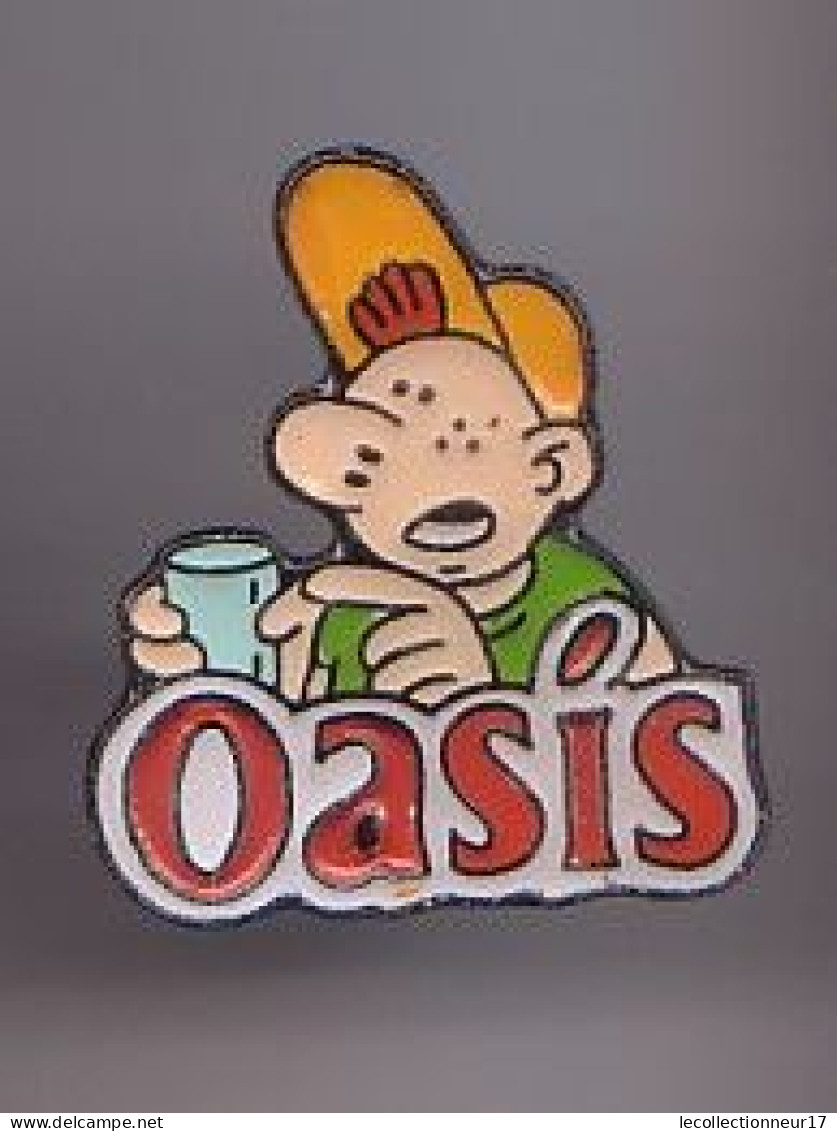 Pin's Oasis Garçon Avec Une Casquette Réf 1586 - Beverages